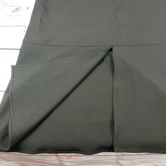 Larry Levine black stretch maxi skirt Sz 16 - Picture 3 of 11